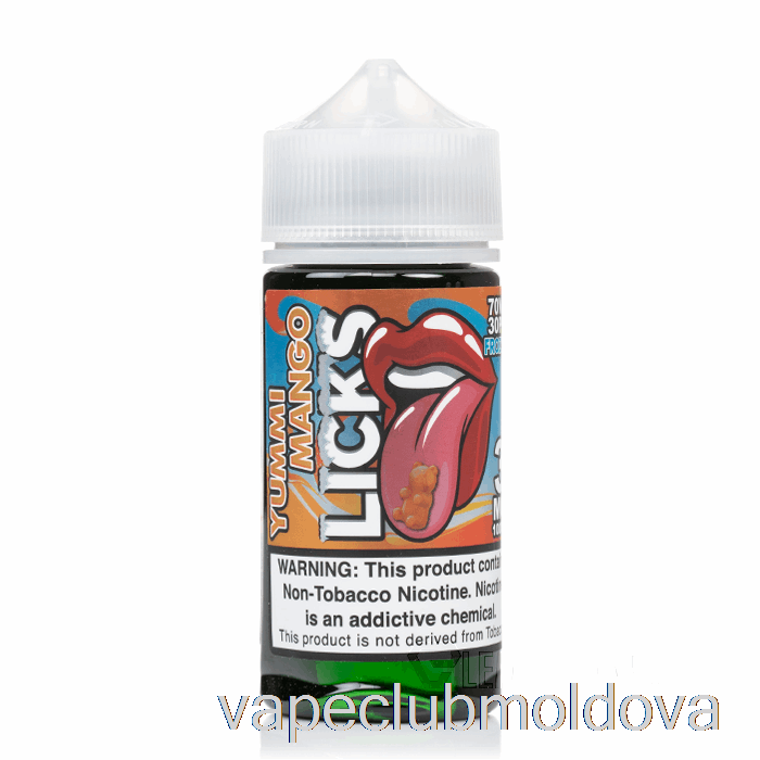 Vape Mod Frozty Yummi Mango - Licks Roll Upz - 100ml 6mg